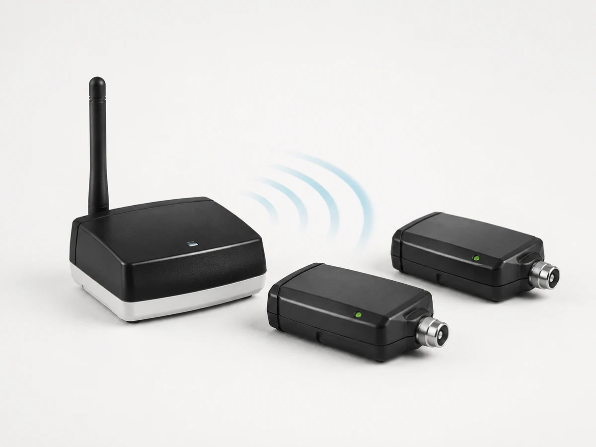 Wireless radio modules for measurement data transmission