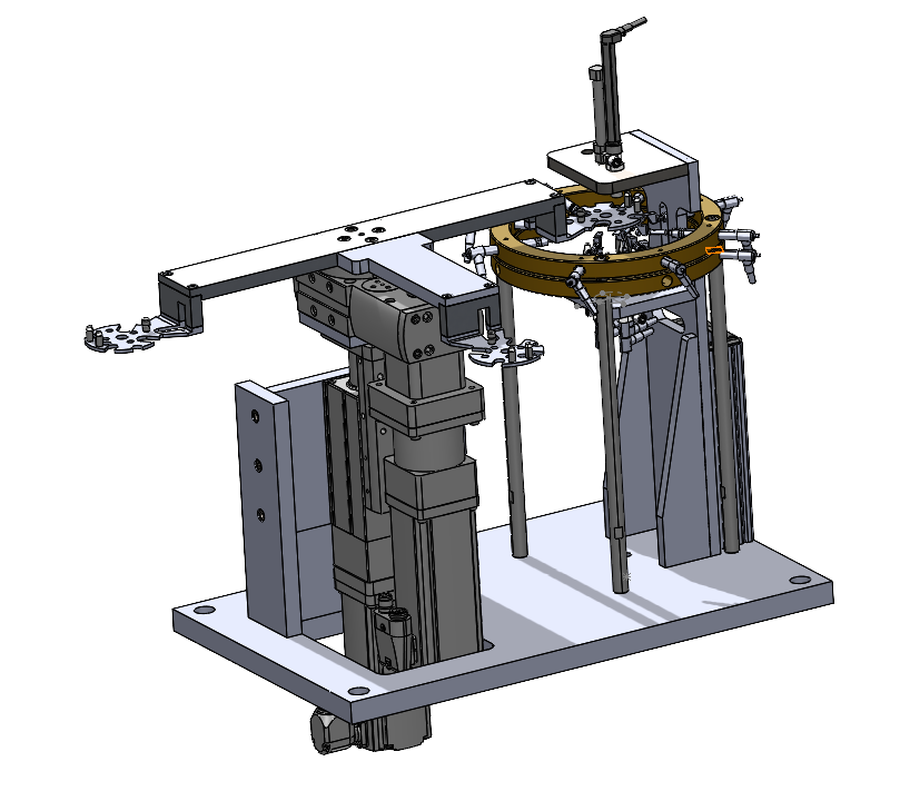 Projekt CAD automatycznego systemu dla produkcji