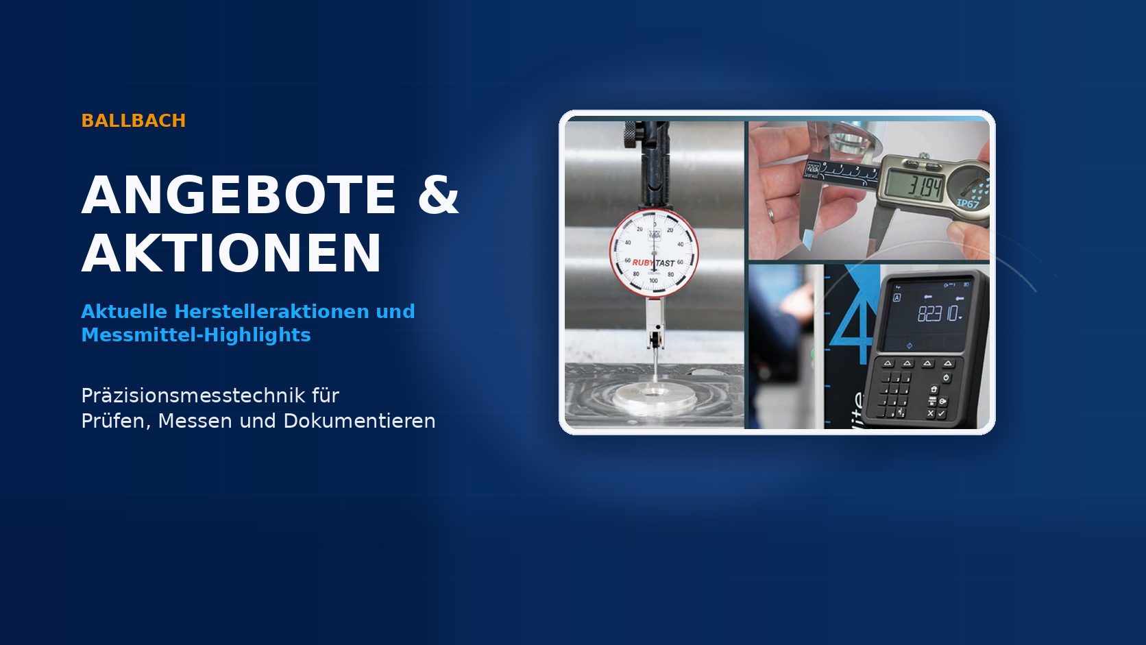 Angebote und Aktionen für Messmittel
