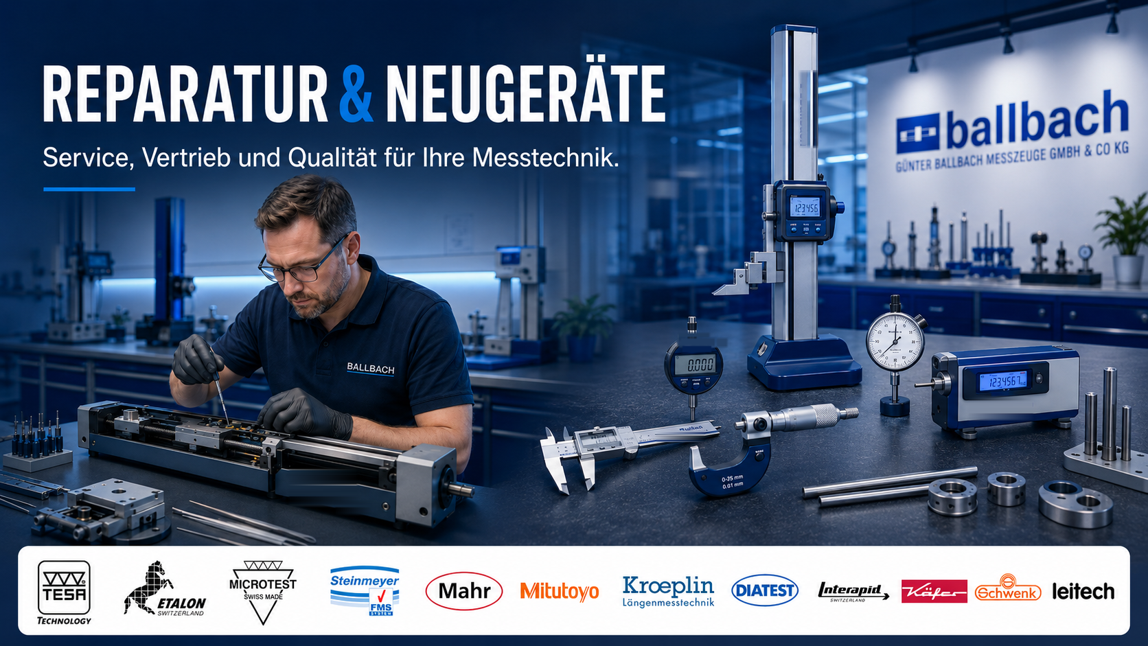 Reparaturservice und neue Messgeräte