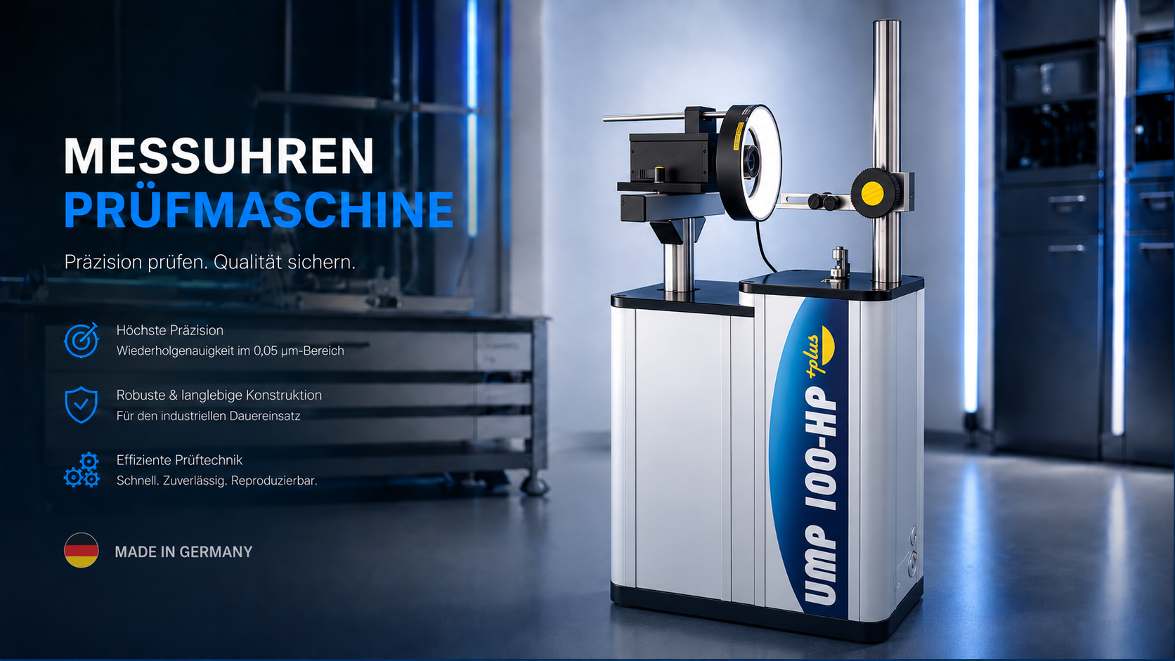 Messuhrenprüfmaschine
