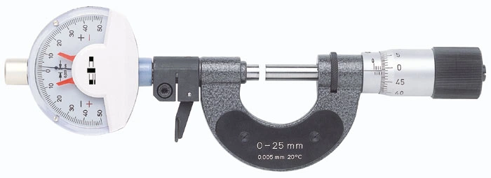 Outside micrometers with comparator