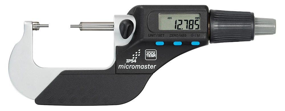 TESA MICROMASTER with small measuring faces